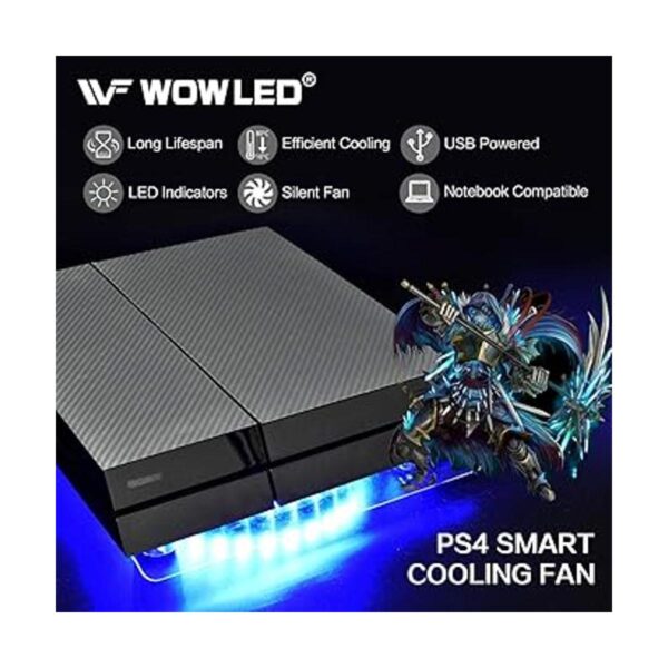 WFPOWER USB RGB LED Cooler Cooling Fan Stand MultiColor_2