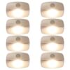 Wotermly Paquete de 8 luces con sensor de movimiento para_1