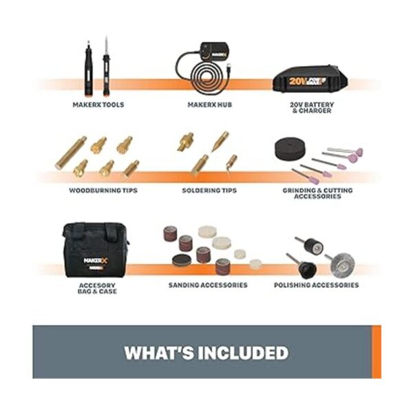 WORX MAKERX WX988L Kit combinado de herramientas de_6