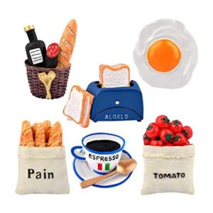 Worldity 6 imanes de alimentos para imanes de nevera