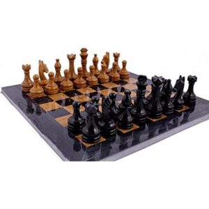 RADICALn Juego de ajedrez de mármol hecho a mano de 15.0_1