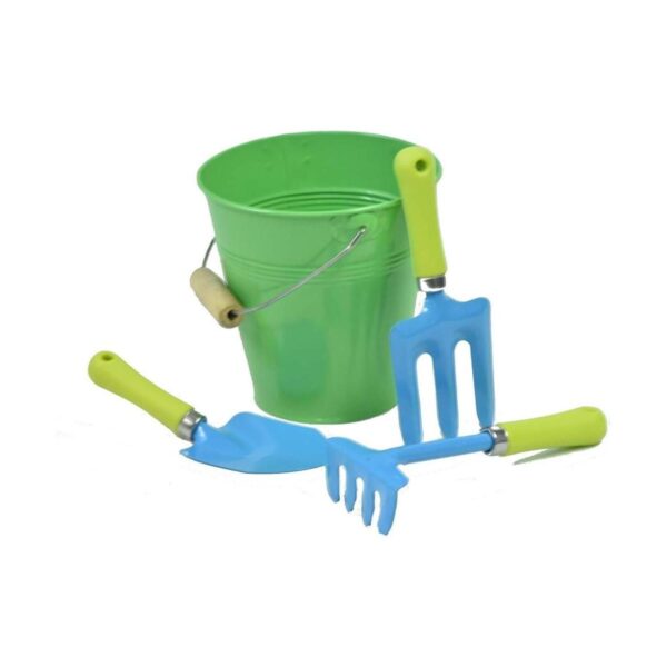 Juego de herramientas y cubo de jardín para niños de la_1
