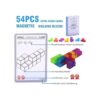 WorWoder Bloques de construcción magnéticos mágicos 3D_3