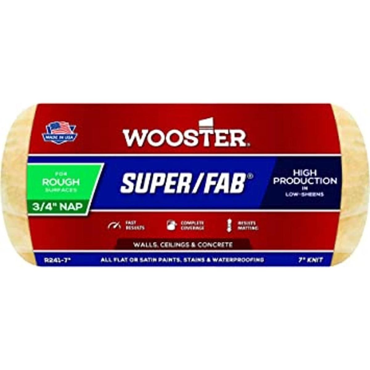Wooster Brush R2417 SuperFab Cubierta de rodillo siesta