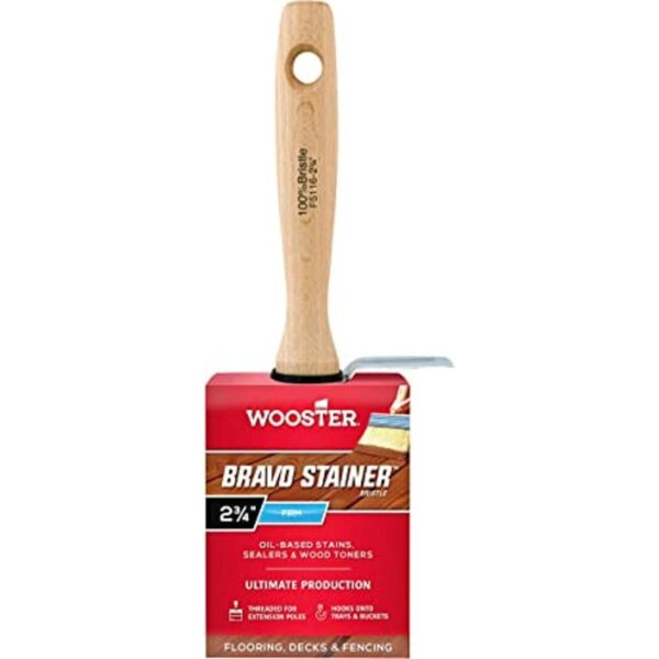Wooster F5116 2 34 Bravo Stainer cepillo para polvo_1