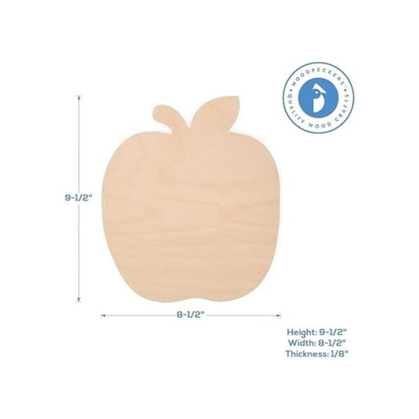 Woodpeckers Recortes grandes de madera para manzanas de