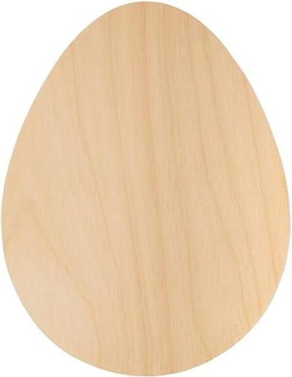 5 huevos de Pascua de madera 7 x 5.5 X 18_1