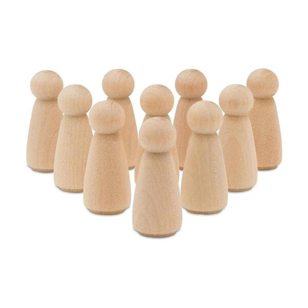 Muñecas grandes de madera de 312 pulgadas para personas