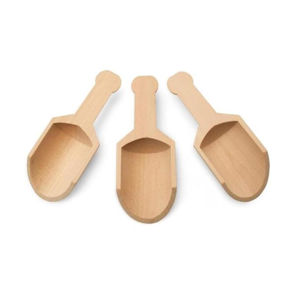 Wooden Scoopers 438 Inches Long 10 Unfinished Small_1