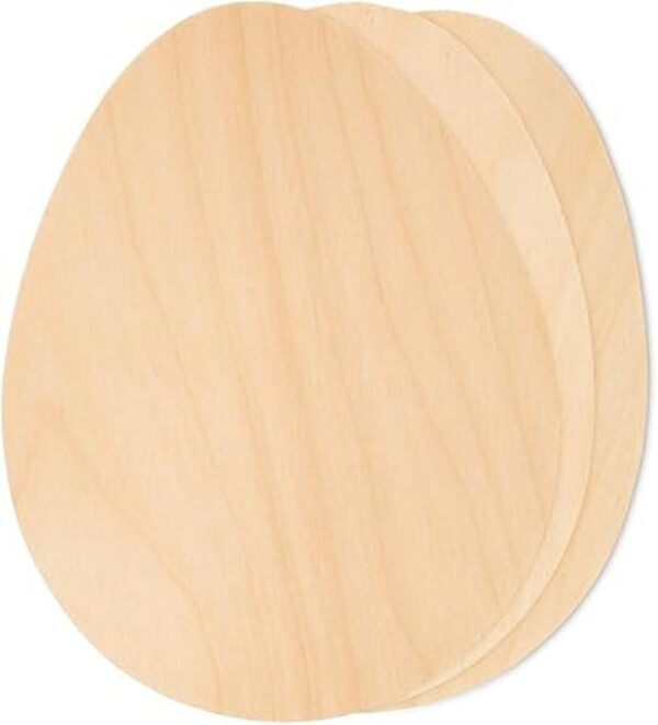 5 huevos de Pascua de madera 7 x 5.5 X 18_2