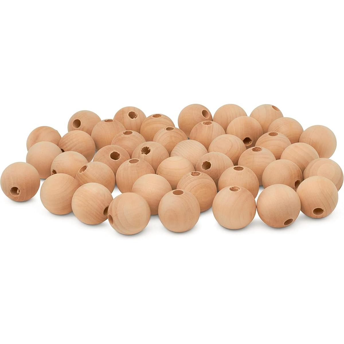 Woodpeckers Cuentas de madera 1.496 in de 112 pulgadas