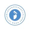 Woodpeckers Bolas de madera divididas de 2.0 in 6 medias