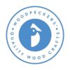 Woodpeckers Varillas de madera de 38 x 6 pulgadas