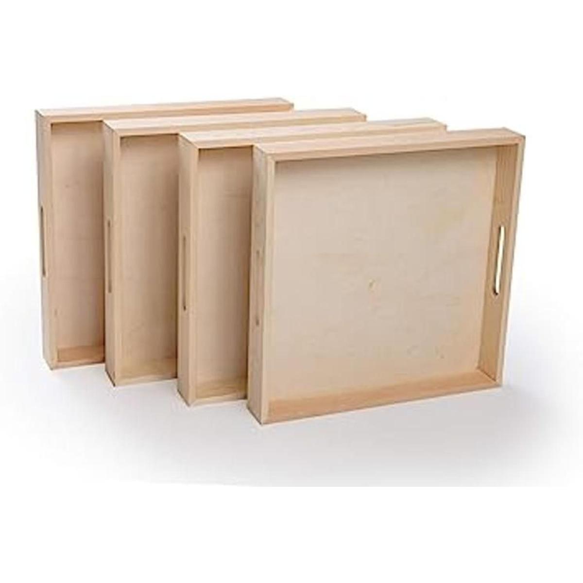 Wooden Living Bandeja de maderabandejas de madera