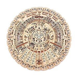 Wood Trick Rompecabezas de calendario maya de madera de_1