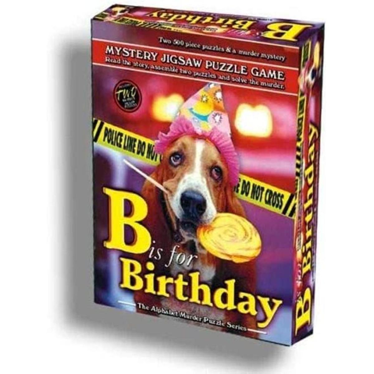 Puzzle misterio del alfabeto B Is For Birthday