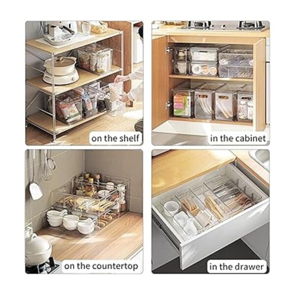 Wonlooker Contenedores organizadores de refrigerador con_5