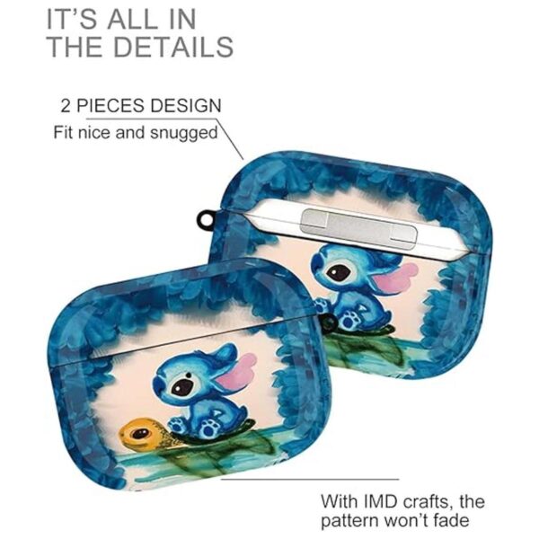 Funda protectora para Airpods Pro de tortuga funda rígida_2