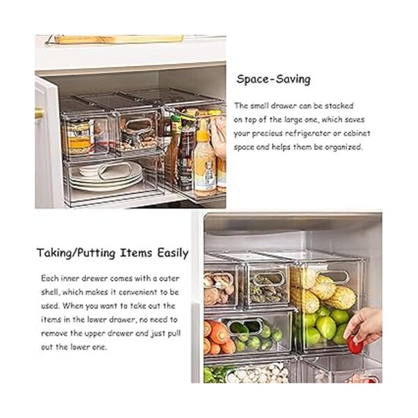 Wonlooker Contenedores organizadores de refrigerador con_4