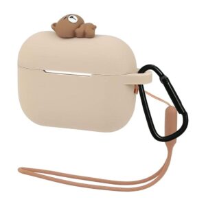 Wonhibo Cute Bear Funda para Airpods Pro 2 generación_1