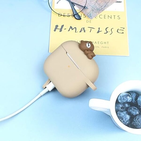 Wonhibo Cute Bear Airpods 3 funda linda generación 2021_5