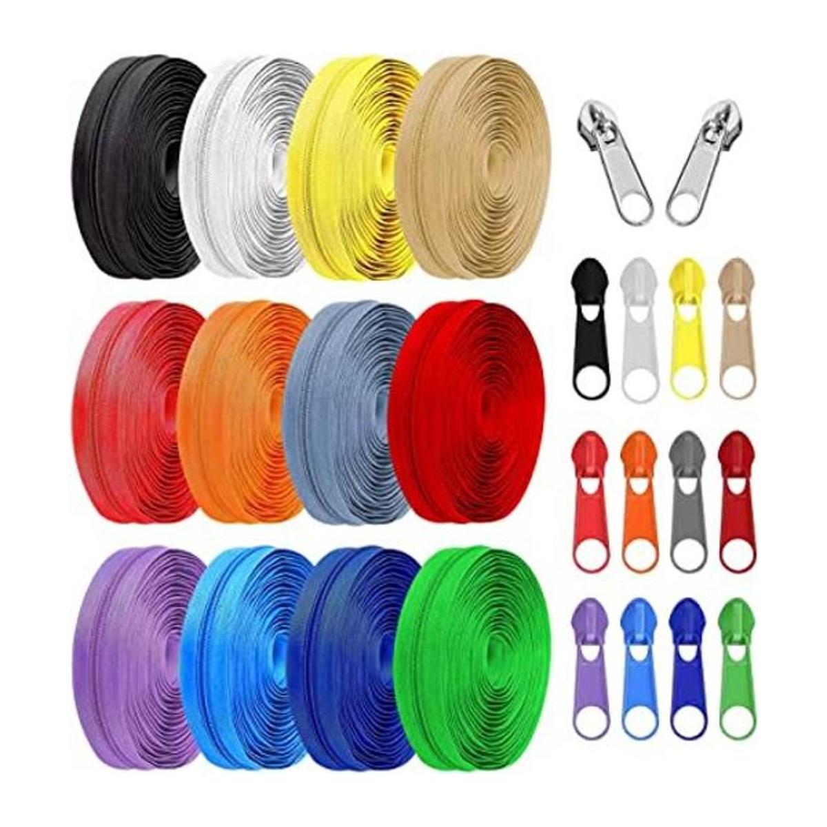 36 yardas 12 cremalleras 5 de The Yard para coser