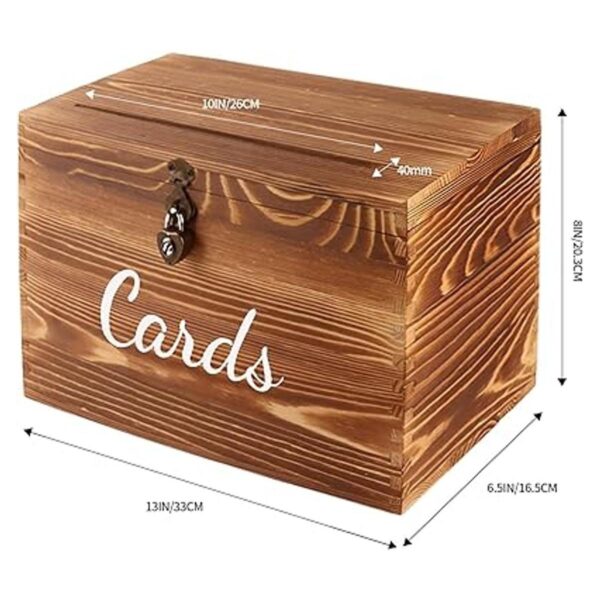 Wongblee Caja de tarjetas de boda caja de tarjetas de_3