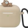 Wonhibo Cute Bear Airpods 3 funda linda generación 2021_1