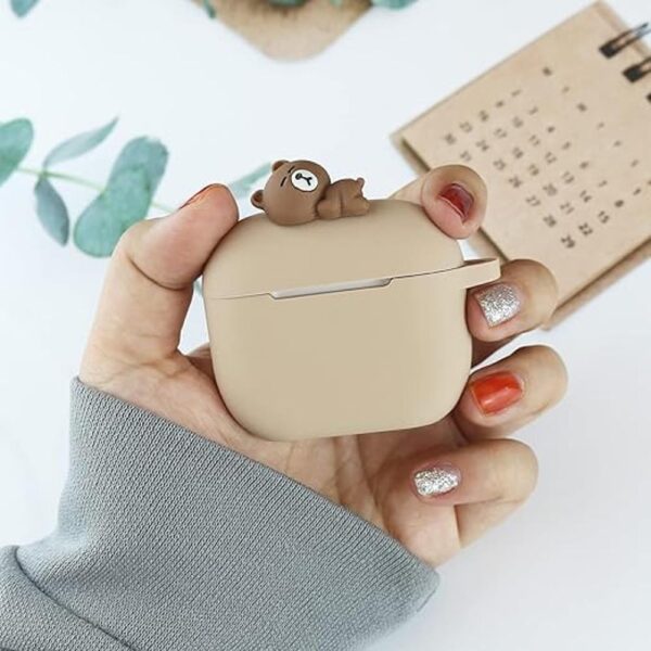 Wonhibo Cute Bear Airpods 3 funda linda generación 2021_3