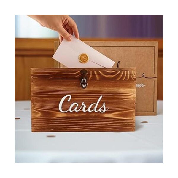 Wongblee Caja de tarjetas de boda caja de tarjetas de_6