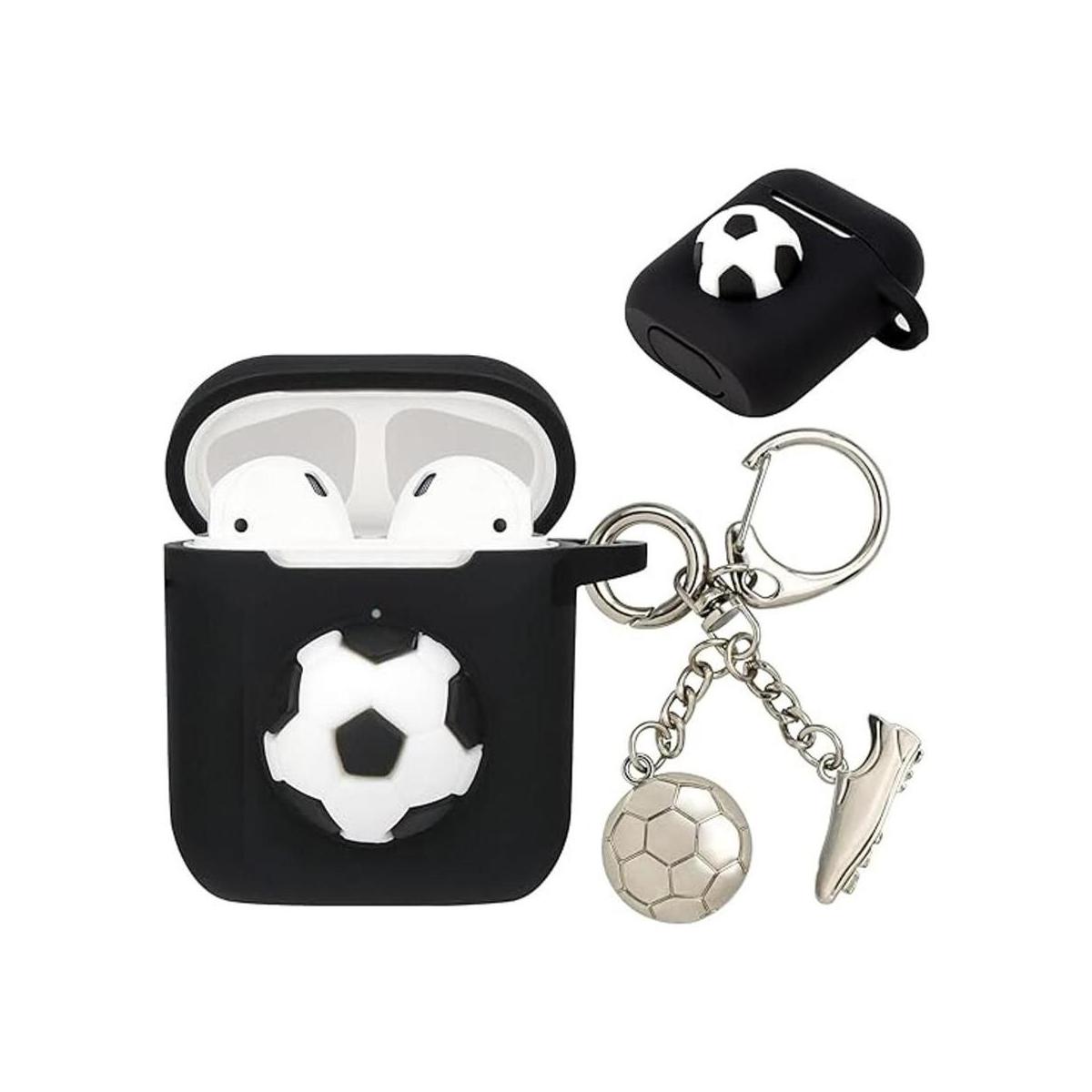 Wonhibo Funda para Airpods de fútbol para hombres y niños