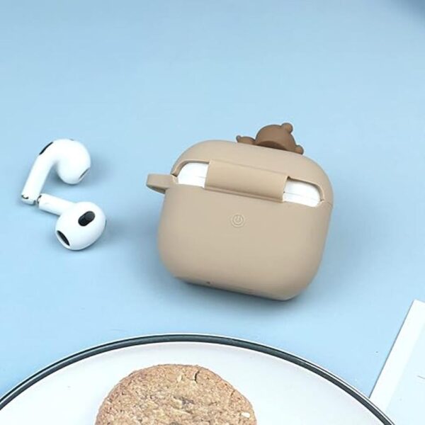 Wonhibo Cute Bear Airpods 3 funda linda generación 2021_4