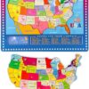 Wondertoys Rompecabezas de mapa de madera de Estados_1