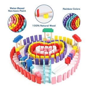 Wondertoys Juego de 600 piezas de dominó para niños_4