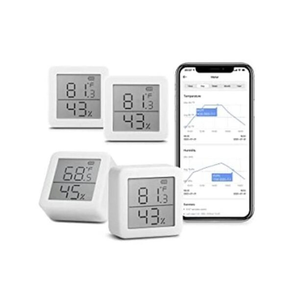 SwitchBot Paquete de 4 termómetros inteligentes_1