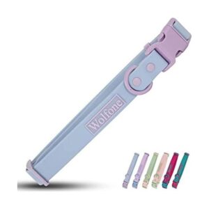 Wolfone Collar impermeable para perro con hebilla de