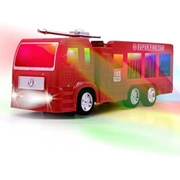 Coche de bomberos de juguete con luces y sirenas 3D_1