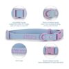 Wolfone Collar impermeable para perro con hebilla de