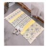 Wolala Home Alfombra de algodón contemporánea tejida a_3