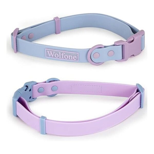 Wolfone Collar impermeable para perro con hebilla de