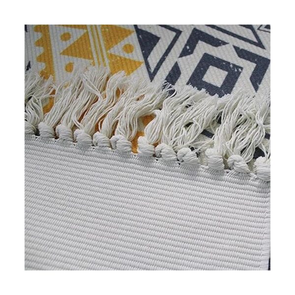 Wolala Home Alfombra de algodón contemporánea tejida a_5
