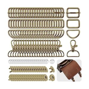 Wokape Juego de 140 hebillas de bronce de 1 pulgada