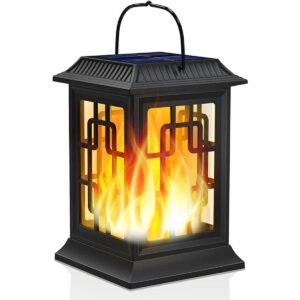 Woenergy Farol solar de llama para exteriores faroles_1