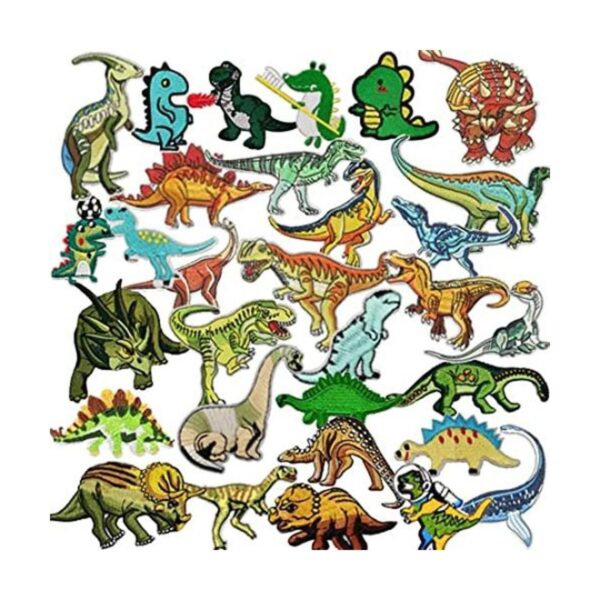 Woohome 32 parches de dinosaurios para planchar