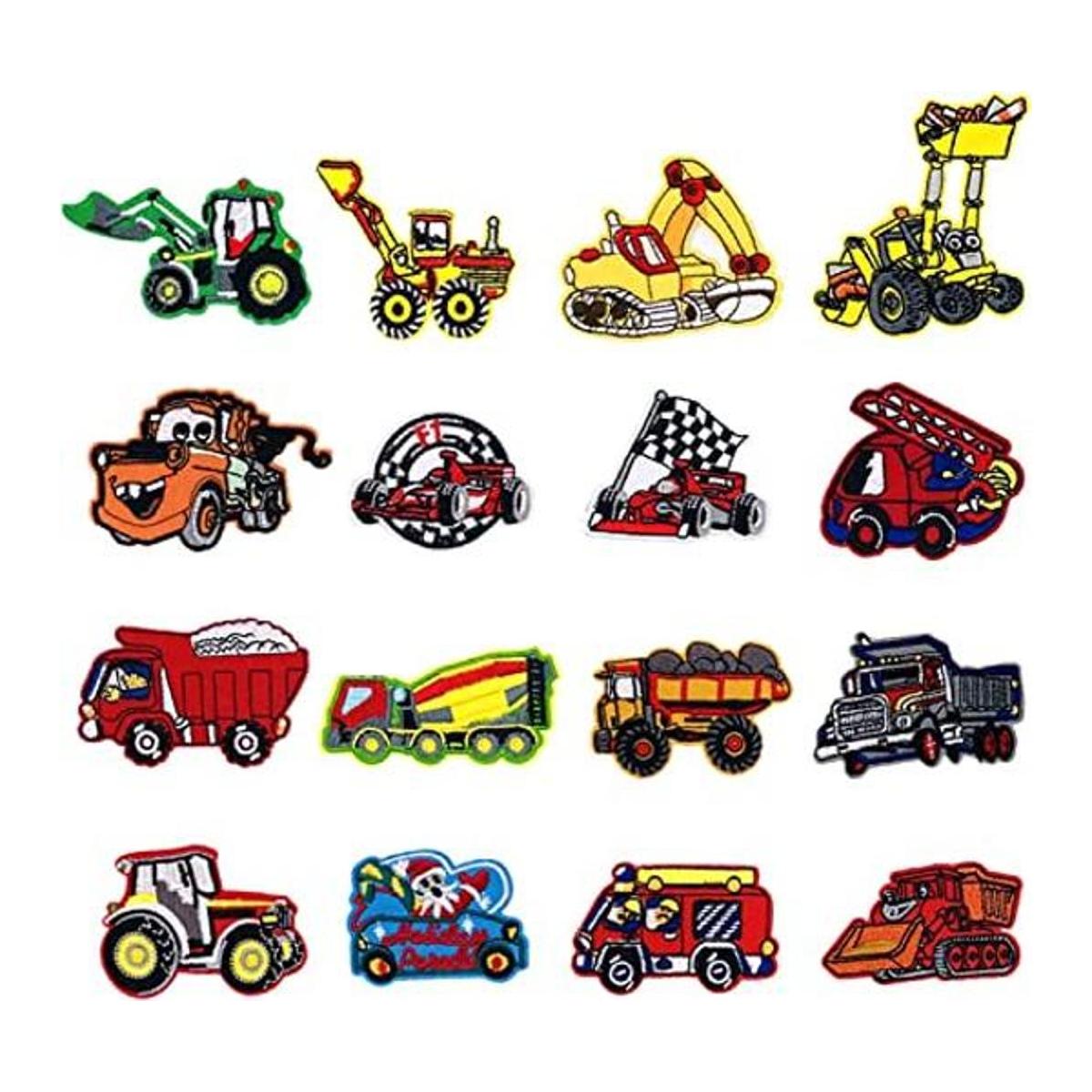 Parches de planchado para coche excavadora de coches