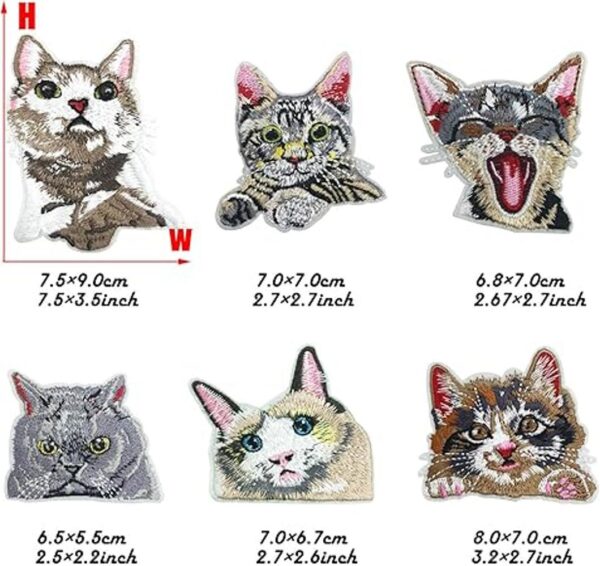 16 parches para planchar para gatos y perros de Woohome