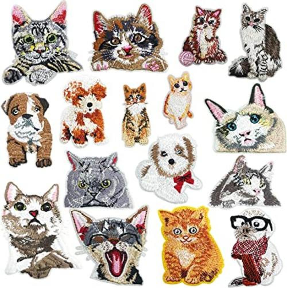 16 parches para planchar para gatos y perros de Woohome
