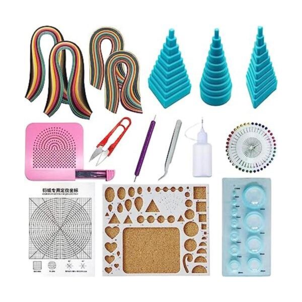 Woohome Quilling Supplies Kit de papel para quilling