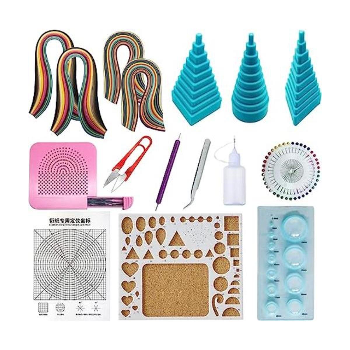 Woohome Quilling Supplies Kit de papel para quilling