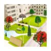 Woohome 60 árboles en miniatura de modelos mezclados